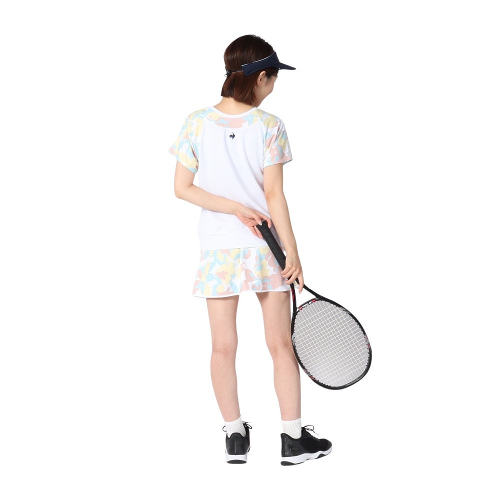 ルコックスポルティフ（lecoqsportif）（レディース）テニスウェア リバーシブルゲームスコート LN5SSK20L WH00