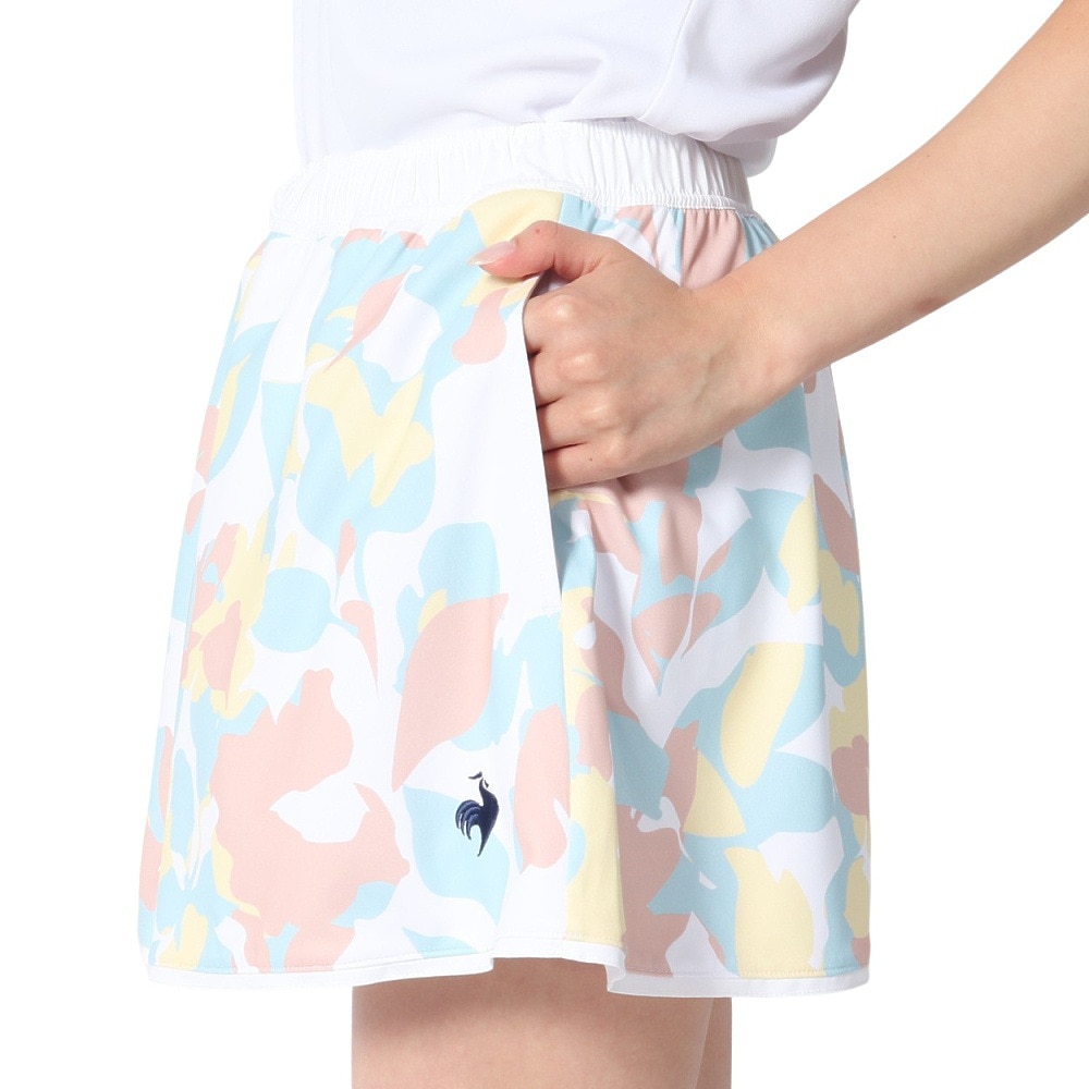 ルコックスポルティフ（lecoqsportif）（レディース）テニスウェア リバーシブルゲームスコート LN5SSK20L WH00