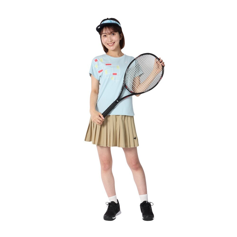 ルコックスポルティフ（lecoqsportif）（レディース）テニスウェア プリーツゲームスコート LN5SSK51L BG00