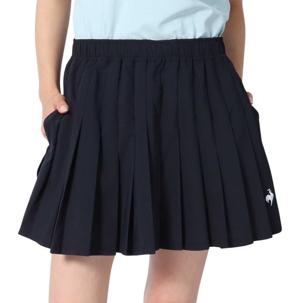 ルコックスポルティフ（lecoqsportif）（レディース）テニスウェア プリーツゲームスコート LN5SSK51L NV00