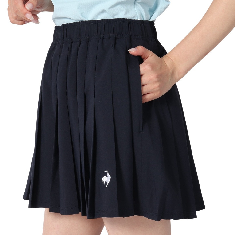 ルコックスポルティフ（lecoqsportif）（レディース）テニスウェア プリーツゲームスコート LN5SSK51L NV00