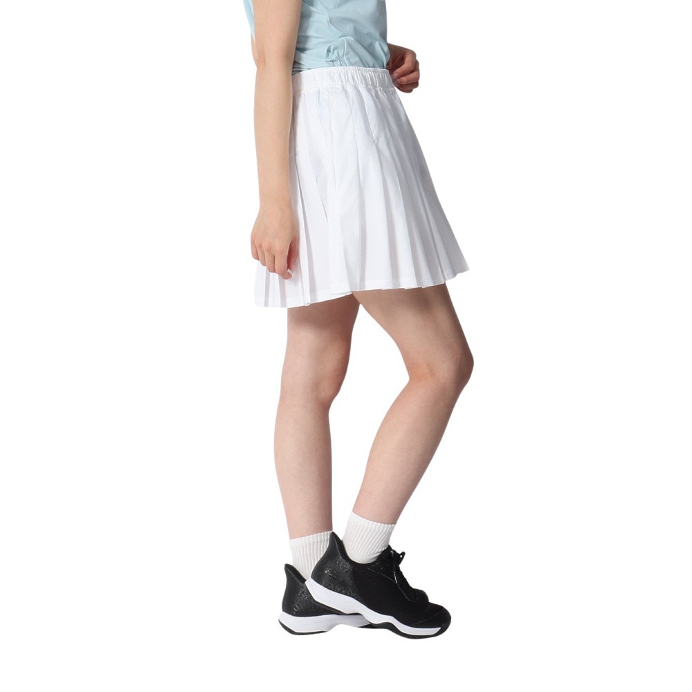 ルコックスポルティフ（lecoqsportif）（レディース）テニスウェア プリーツゲームスコート LN5SSK51L WH00