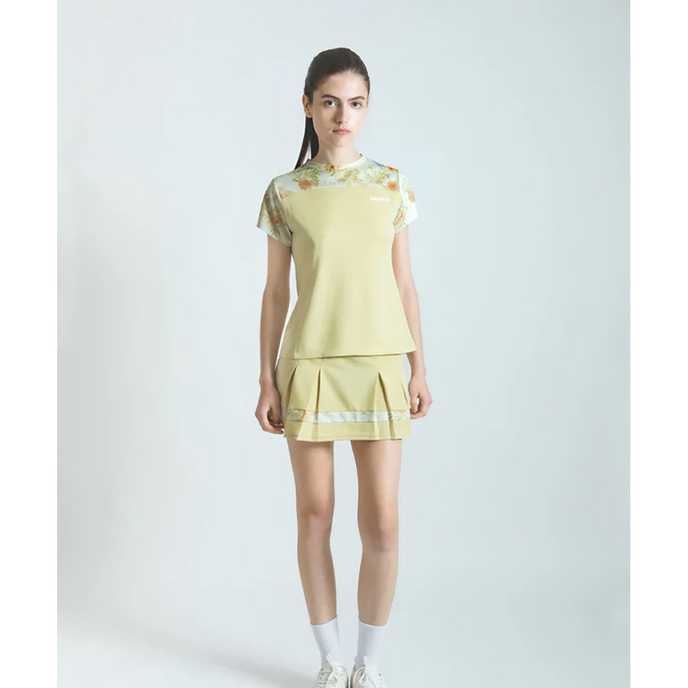 アドミラル ゴルフ（Admiral GOLF）（レディース）テニスウェア フラワーラインプリーツスコート ATLA516-YEL