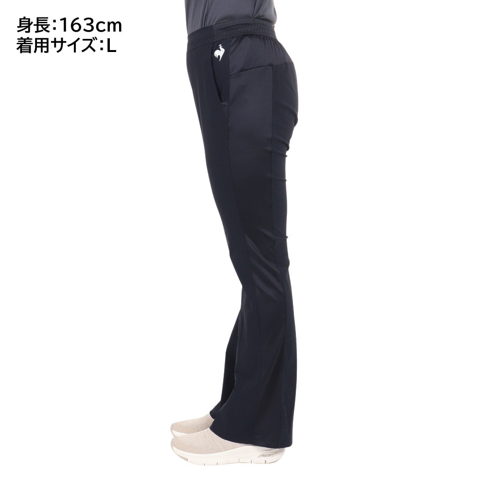 ルコックスポルティフ（lecoqsportif）（レディース）テニスウェア レディース パンツ ADVANTAGE PANTS COOL FLARE 吸汗速乾 QTWVJD30 NV 冷感