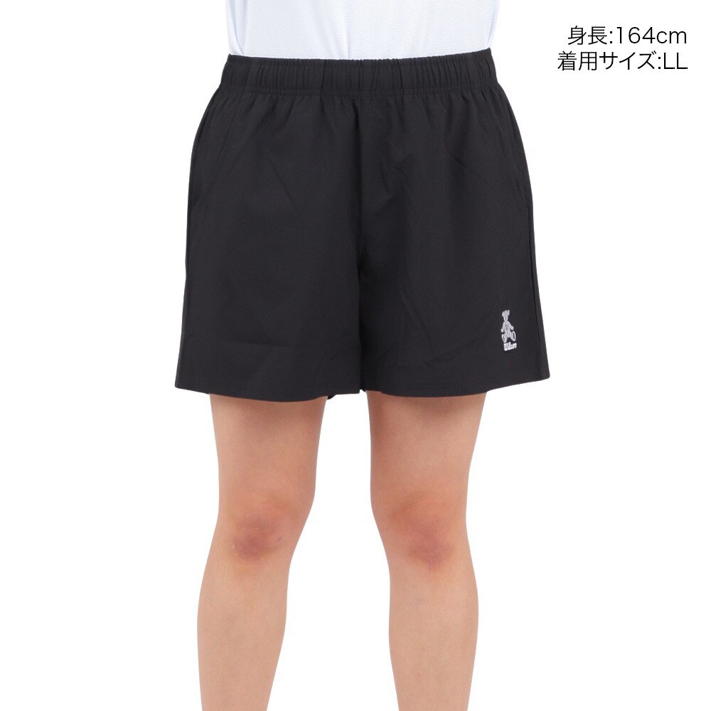 ウイルソン（WILLSON）（レディース）テニスウェア レディース 4WAY ショートパンツ 412274A-BK