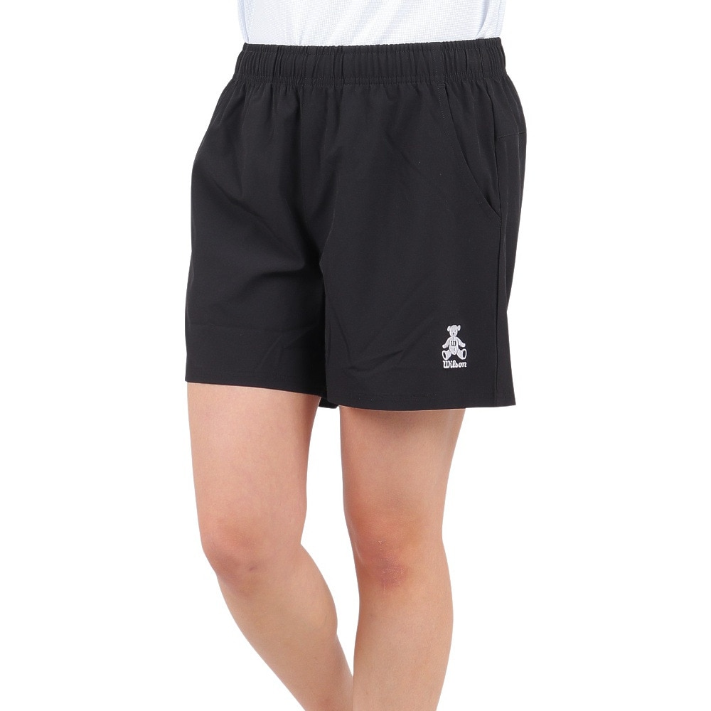 ウイルソン（WILLSON）（レディース）テニスウェア レディース 4WAY ショートパンツ 412274A-BK