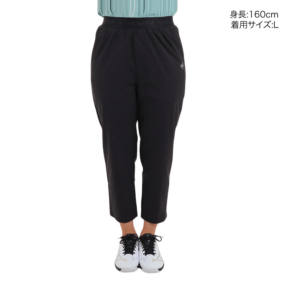 ルコックスポルティフ（lecoqsportif）（レディース）テニスウェア レディース クロップドパンツ QMWWJD31 BK
