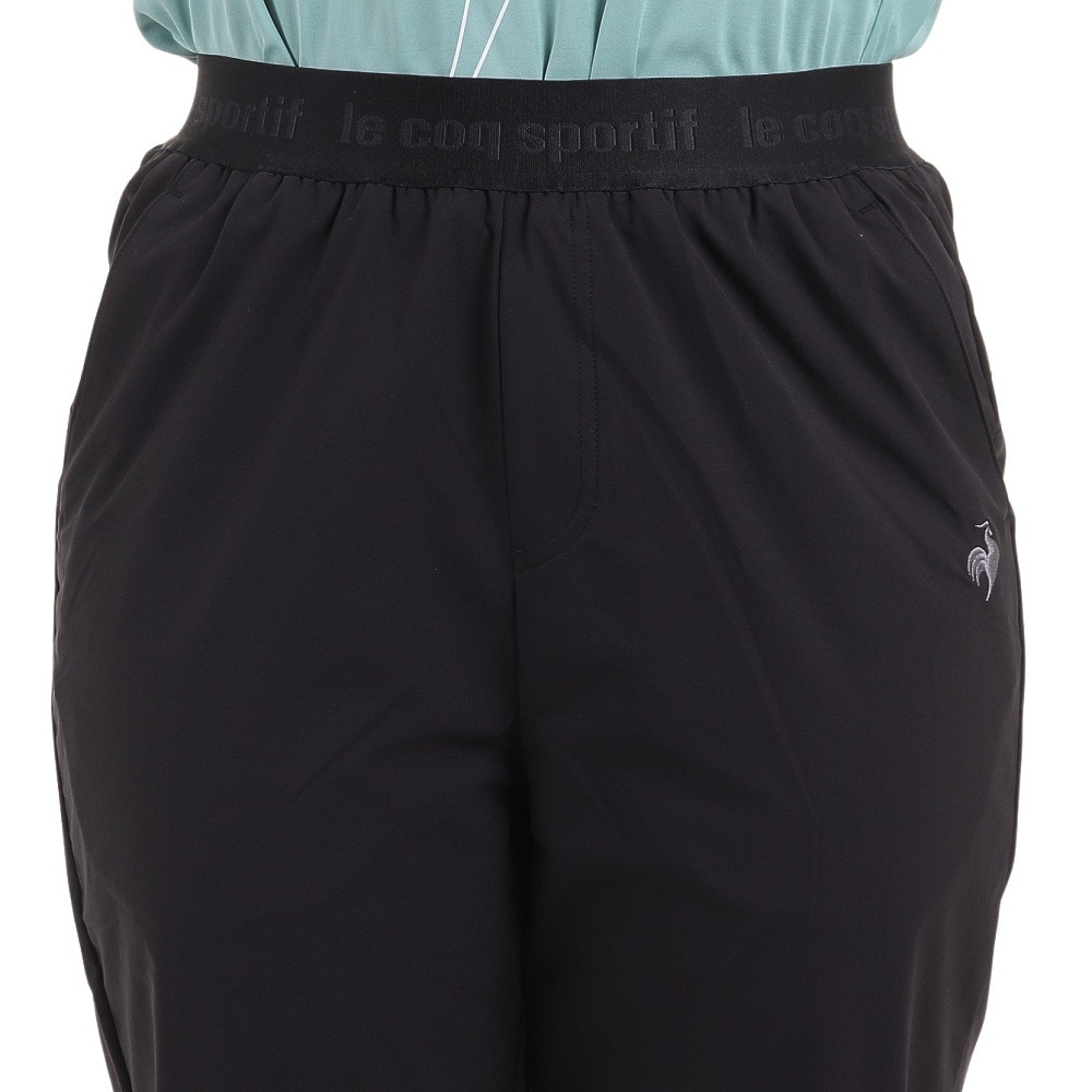 ルコックスポルティフ（lecoqsportif）（レディース）テニスウェア レディース クロップドパンツ QMWWJD31 BK