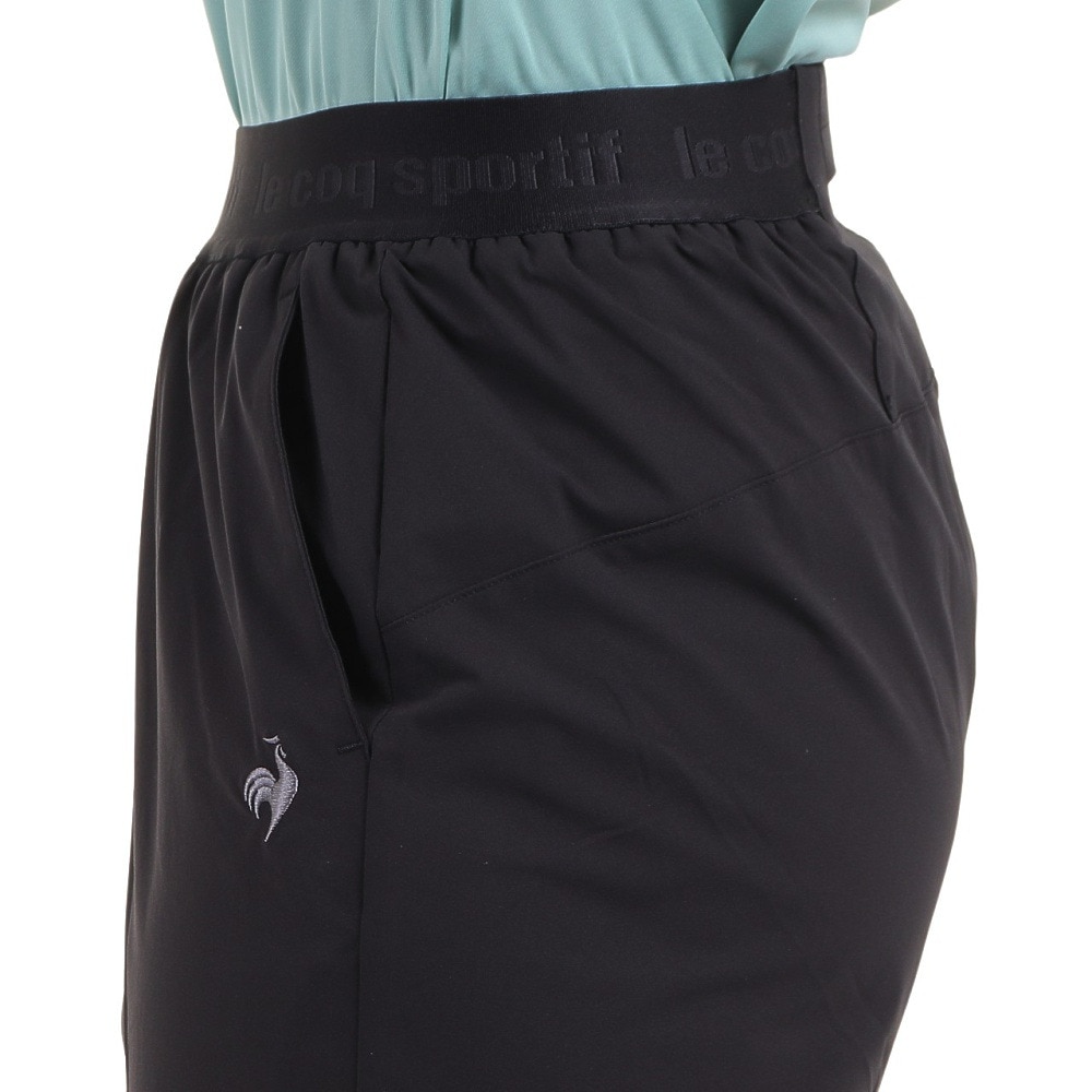 ルコックスポルティフ（lecoqsportif）（レディース）テニスウェア レディース クロップドパンツ QMWWJD31 BK