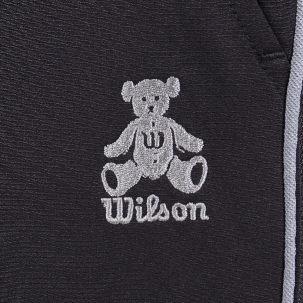 ウイルソン（Wilson）（レディース）テニスウェア ワンポイントロングパンツ 443287-BK