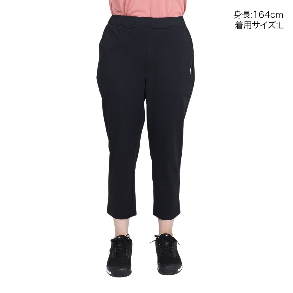 ルコックスポルティフ（lecoqsportif）（レディース）テニスウェア レディース クロップドパンツ LT4FHP40L BK00