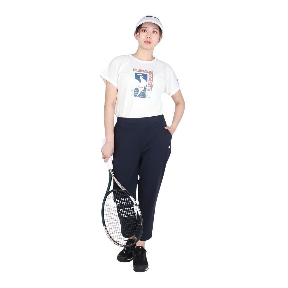ルコックスポルティフ（lecoqsportif）（レディース）テニスウェア レディース クロップドパンツ LT4FHP40L NV00