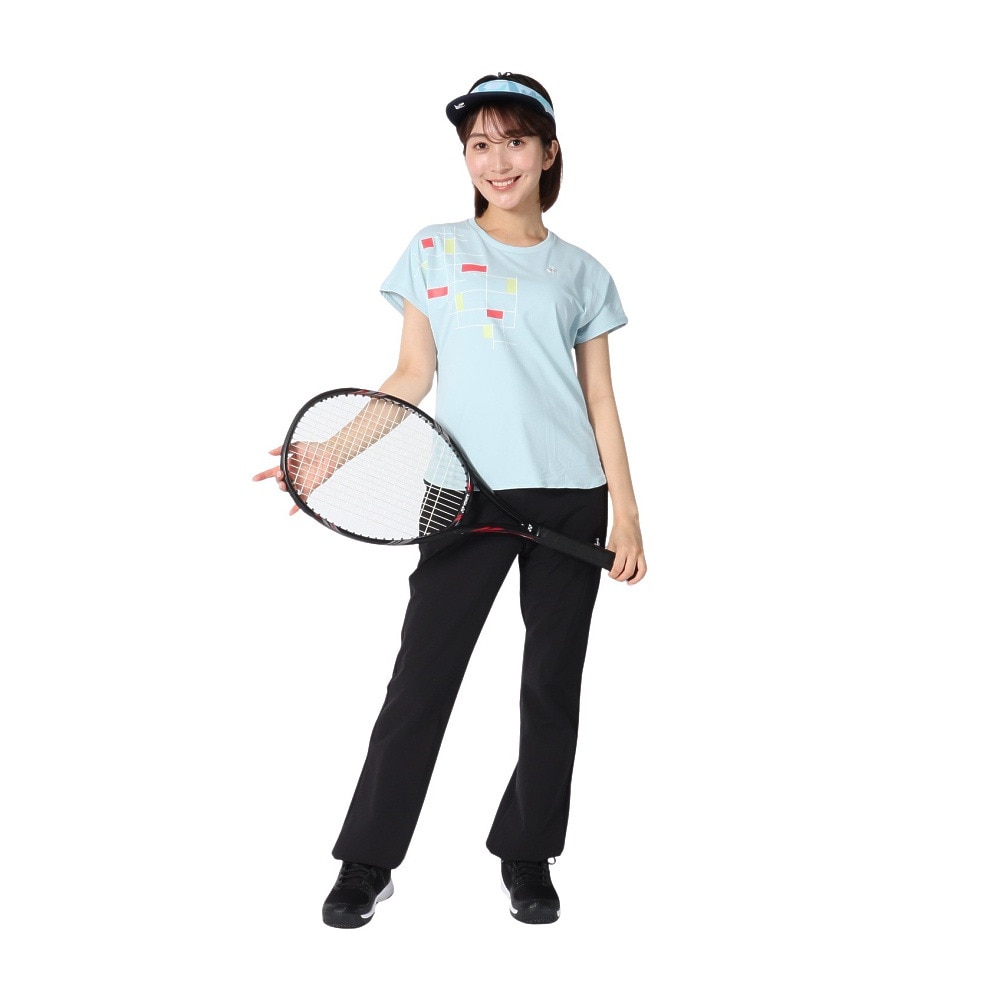 ルコックスポルティフ（lecoqsportif）（レディース）テニスウェア アドバンテージパンツ 2 フレア LN4FLP91L BK00