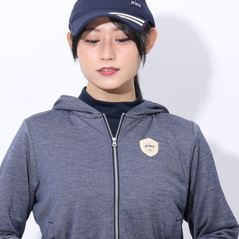 プリンス（PRINCE）（レディース）テニスウェア ジャケット WF4660 127 NVY