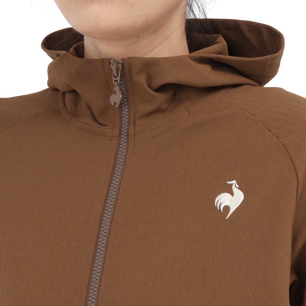 ルコックスポルティフ（lecoqsportif）（レディース）テニスウェア LCSプリュームリブクロス ジャケット LT4FJK22L BW00