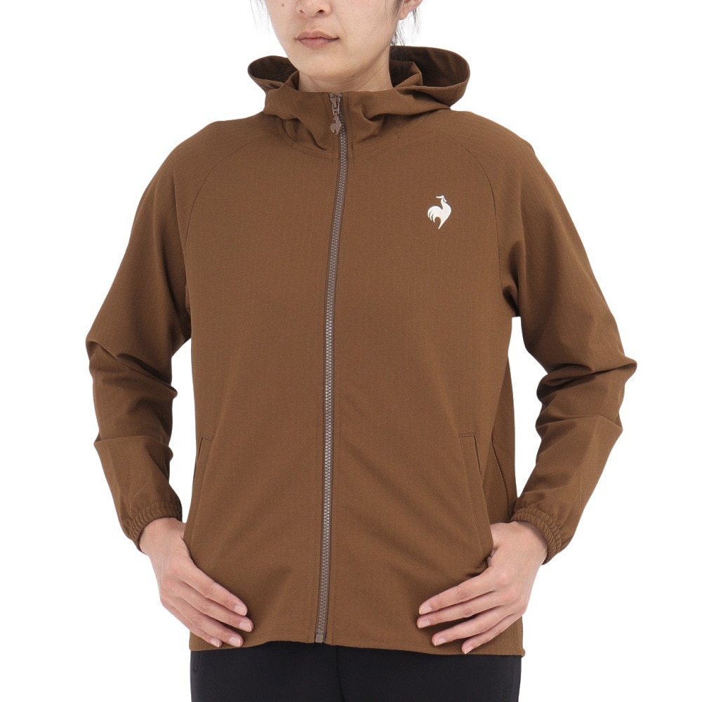 ルコックスポルティフ（lecoqsportif）（レディース）テニスウェア LCSプリュームリブクロス ジャケット LT4FJK22L BW00