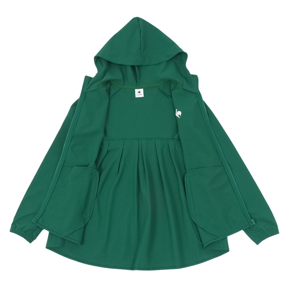 ルコックスポルティフ（lecoqsportif）（レディース）テニスウェア レディース LCSプリューム リブクロスジャケット LT4FJK22L GR00