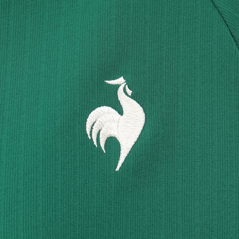 ルコックスポルティフ（lecoqsportif）（レディース）テニスウェア レディース LCSプリューム リブクロスジャケット LT4FJK22L GR00