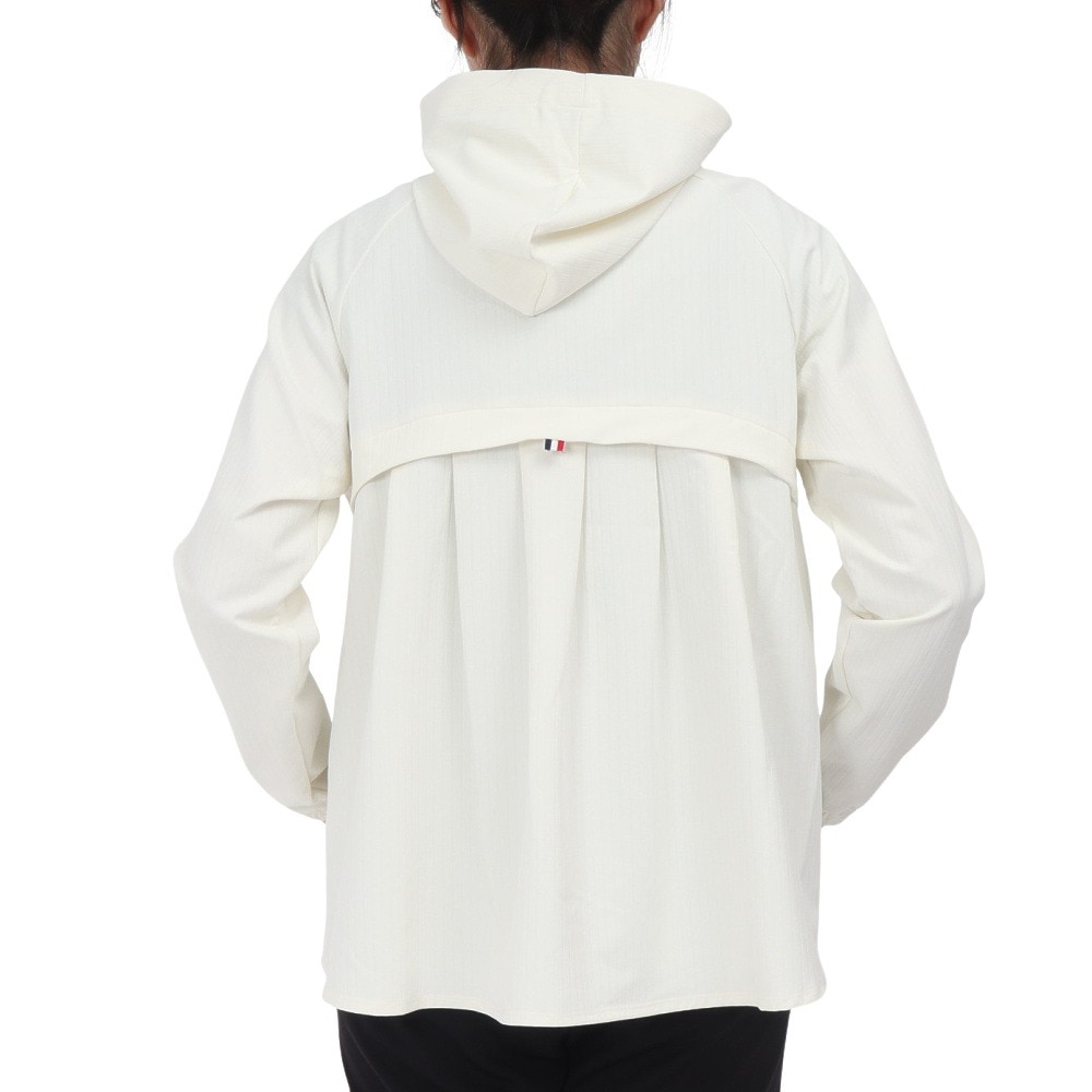 ルコックスポルティフ（lecoqsportif）（レディース）テニスウェア LCSプリュームリブクロス ジャケット LT4FJK22L WH01