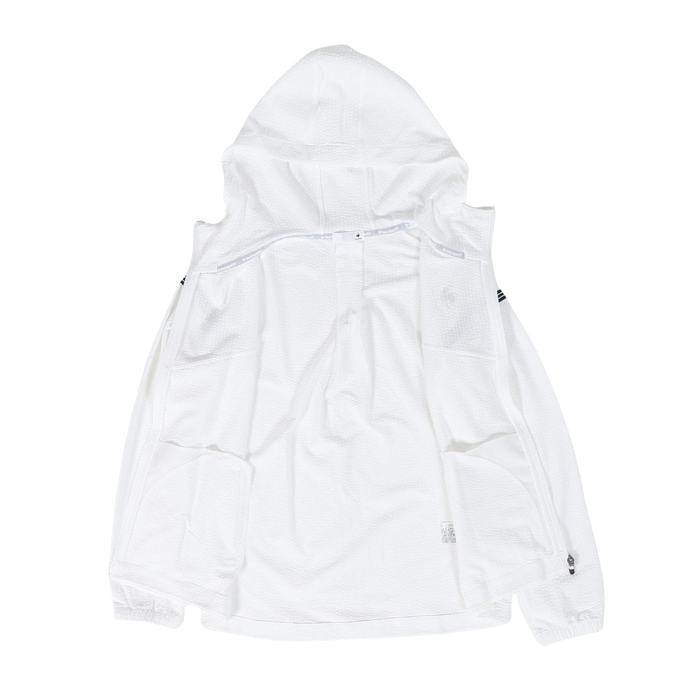 ルコックスポルティフ（lecoqsportif）（レディース）テニスウェア フルジップフーディージャケット LN5FJK20L WH00