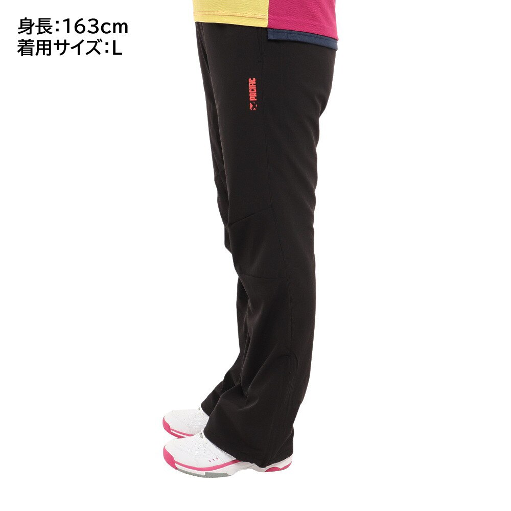 パシフィック（PACIFIC）（レディース）テニスウェア レディース ヒートクロス 絶耐撥水 ブレーカーパンツ PT20FW162PT BLK★★★