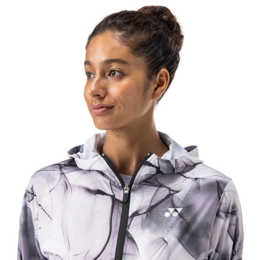 ヨネックス（YONEX）（レディース）テニスウェア ニット ウォームアップパーカー 57086-007