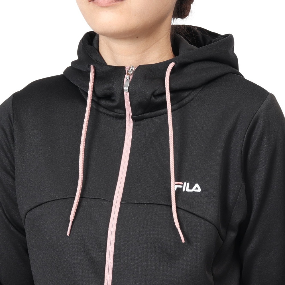 フィラ（FILA）（レディース）テニスウェア 切り替えジップ フーディー FL7008-08