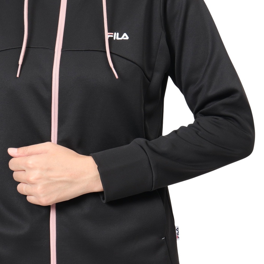 フィラ（FILA）（レディース）テニスウェア 切り替えジップ フーディー FL7008-08