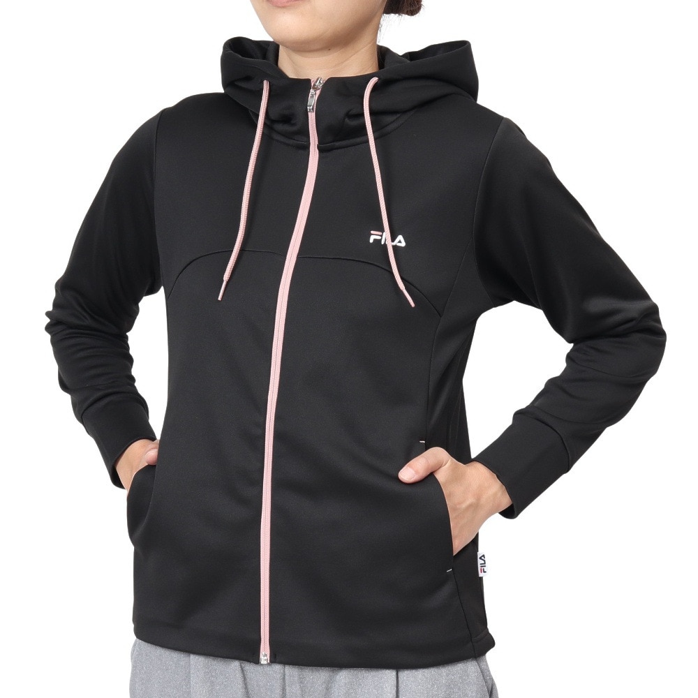 フィラ（FILA）（レディース）テニスウェア 切り替えジップ フーディー FL7008-08