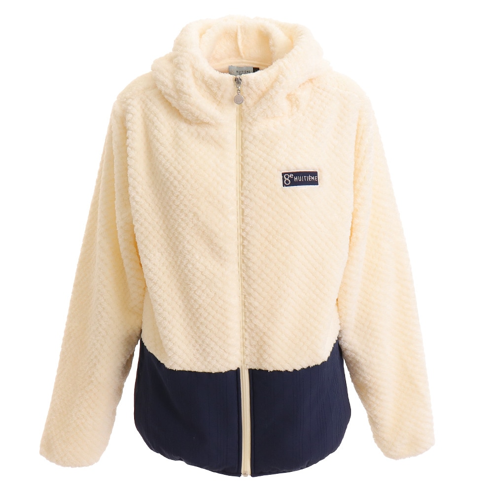  ボアジャケット HU19F01LS733166WHT 【テニスウェア レディース 】
