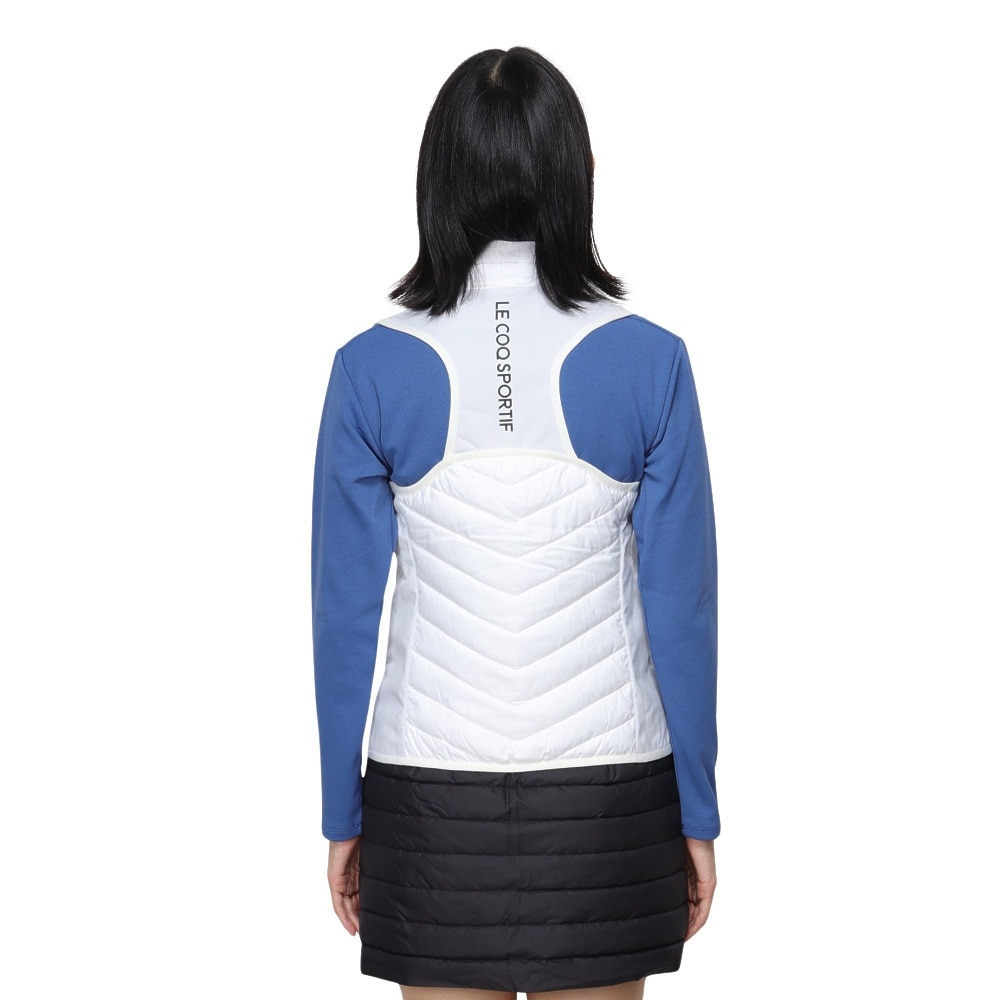 ルコックスポルティフ（lecoqsportif）（レディース）テニスウェア パディングベスト LN4FVE50L WH00