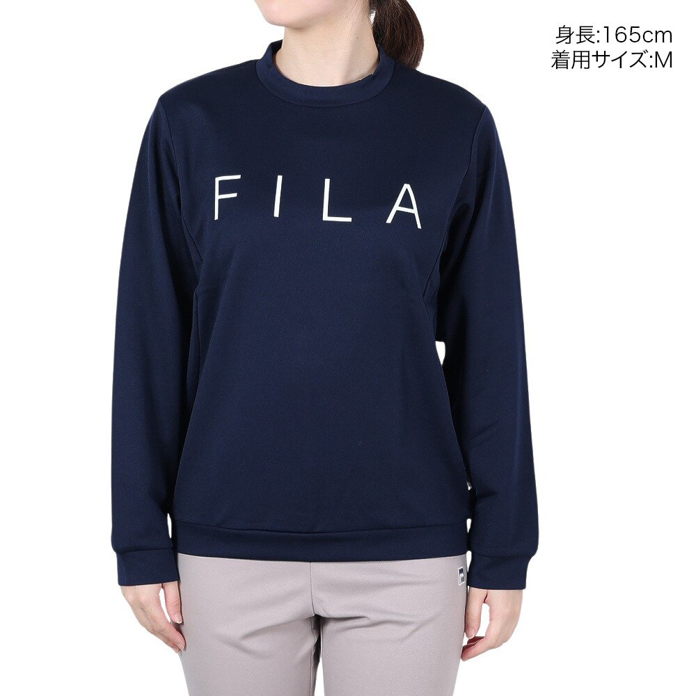 フィラ（FILA）（レディース）テニスウェア レディース クルーネックトレーナー FL6766-20