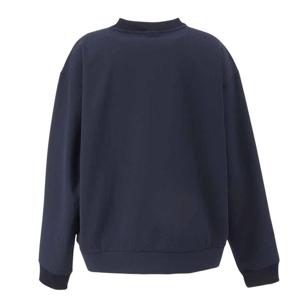 ルコックスポルティフ（lecoqsportif）（レディース）テニスウェア LCSプリューム リブクロスクルーネック スウェット LT4FSW41L NV00