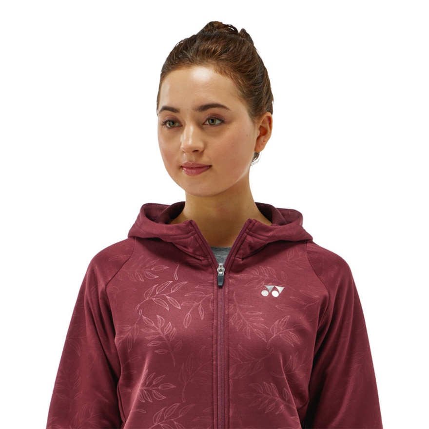 ヨネックス（YONEX）（レディース）テニスウェア レディース ニット ウォームアップ パーカー 58112-266