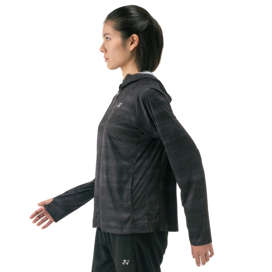ヨネックス（YONEX）（レディース）【新商品】テニスウェア ニットウォームアップパーカー 57089-007