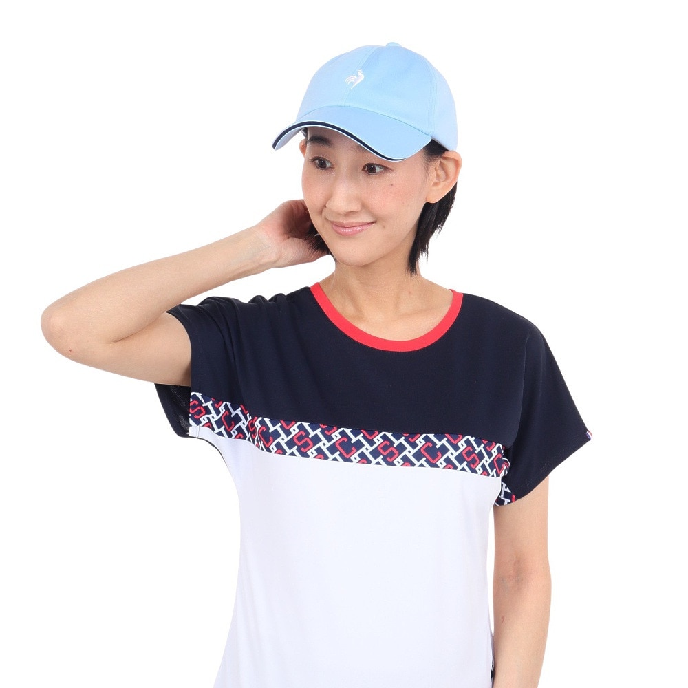 ルコックスポルティフ（lecoqsportif）（レディース）テニス 帽子 フレンチテールキャップ QTCXJC20 BL