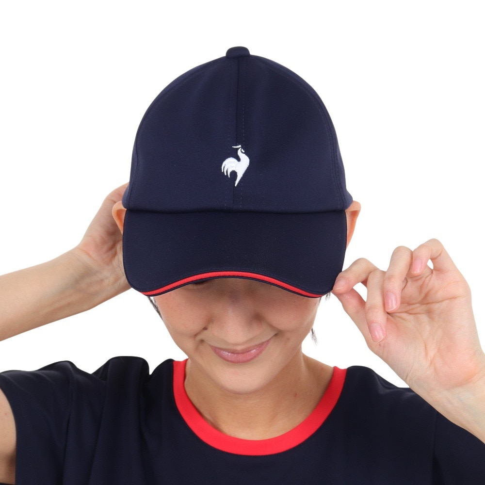 ルコックスポルティフ（lecoqsportif）（レディース）テニス 帽子 フレンチテールキャップ QTCXJC20 NV