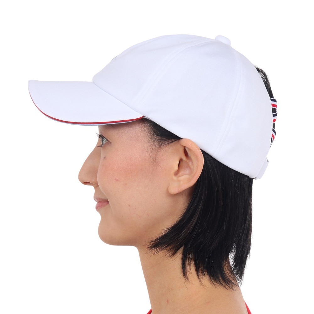 ルコックスポルティフ（lecoqsportif）（レディース）テニス 帽子 フレンチテールキャップ QTCXJC20 WH