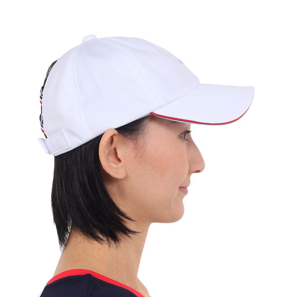 ルコックスポルティフ（lecoqsportif）（レディース）テニス 帽子 フレンチテールキャップ QTCXJC20 WH