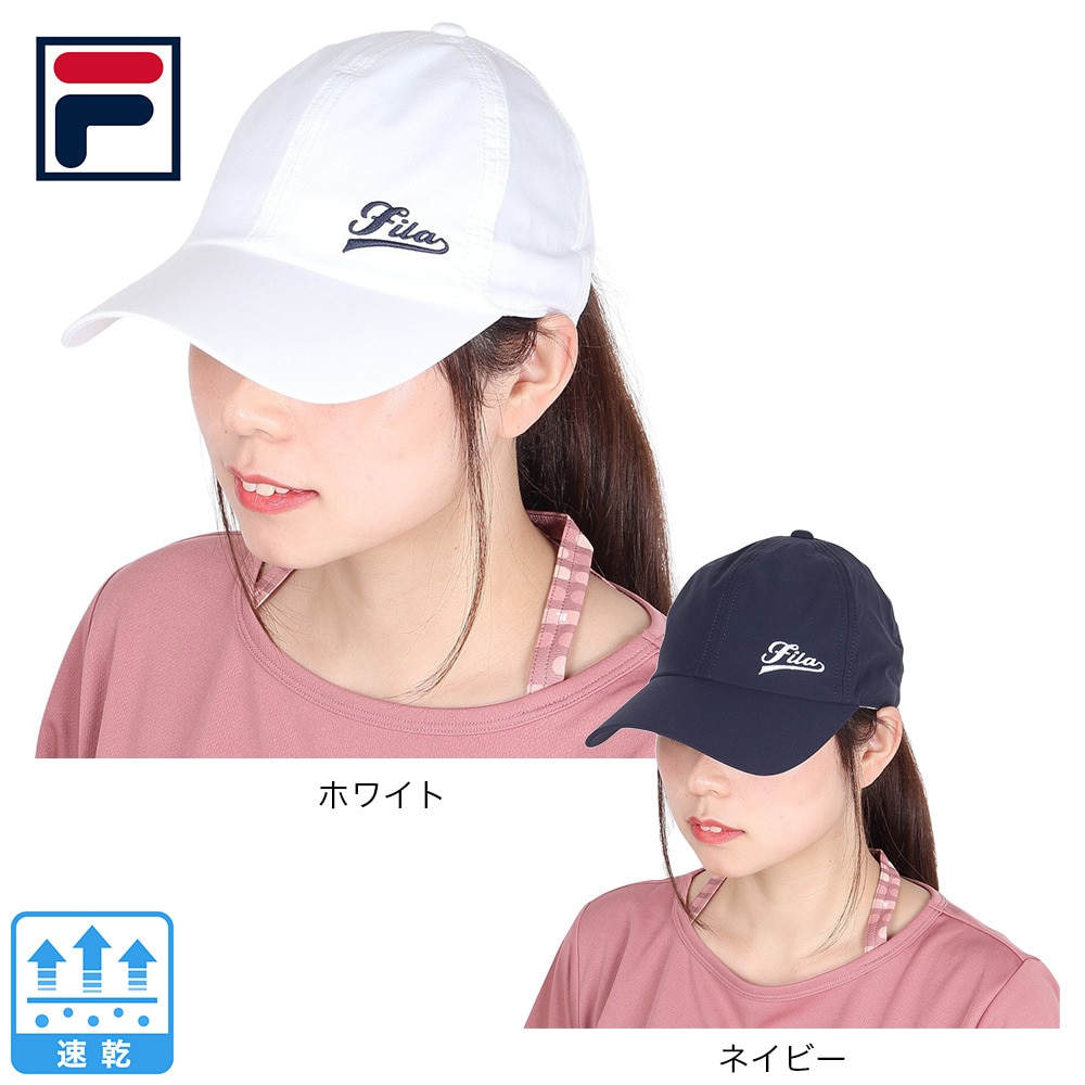 フィラ（FILA）（レディース）テニス キャップ 帽子 アートワークロゴ タフタキャップ VL9328-20 速乾