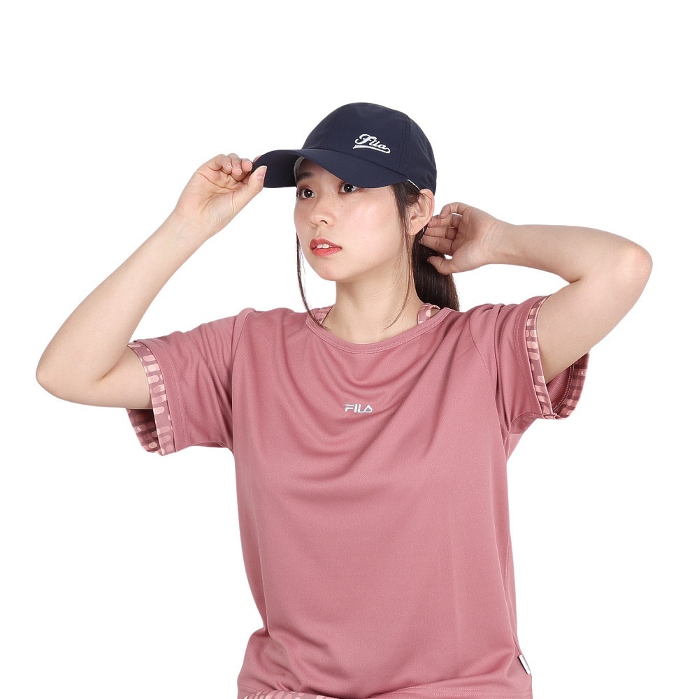 フィラ（FILA）（レディース）テニス キャップ 帽子 アートワークロゴ タフタキャップ VL9328-20 速乾