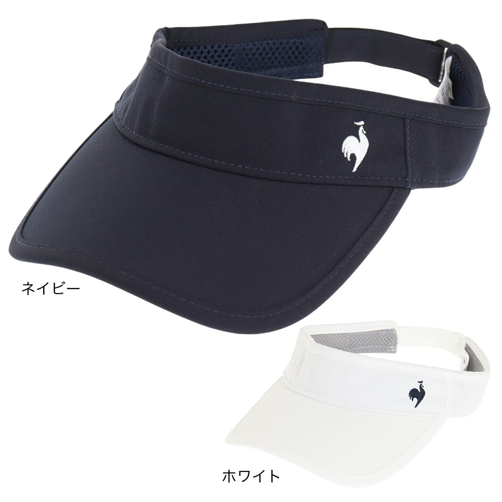 ルコックスポルティフ（lecoqsportif）（レディース）テニス FAN AIR サンバイザー QTCVJC10 WH