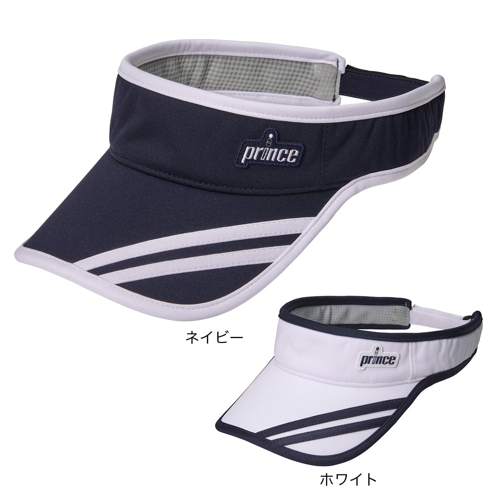 プリンス（PRINCE）（レディース）テニス サンバイザー バイザー PH551  146  WHT