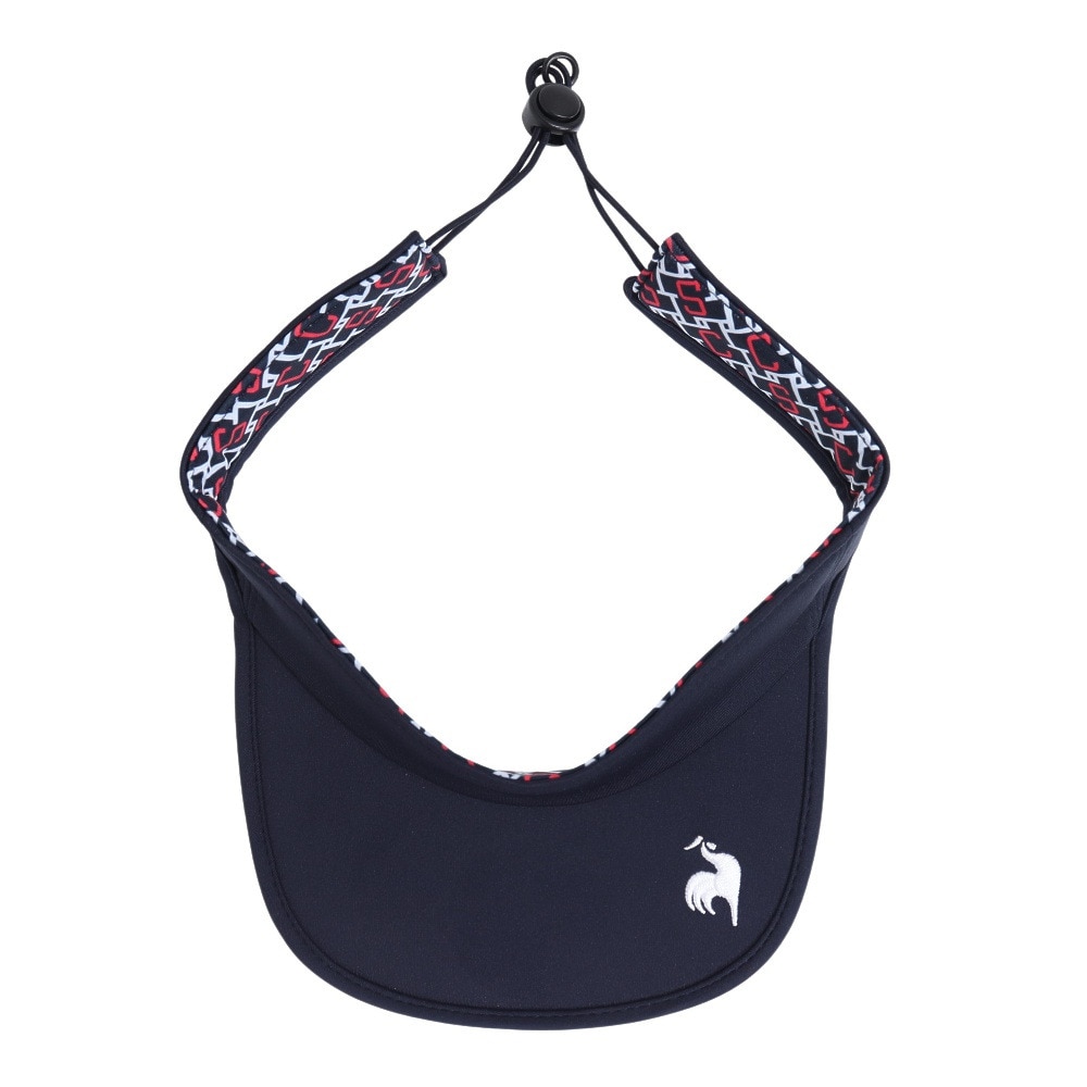ルコックスポルティフ（lecoqsportif）（レディース）テニス サンバイザー リバーシブル サンバイザー QTCXJC23 NV