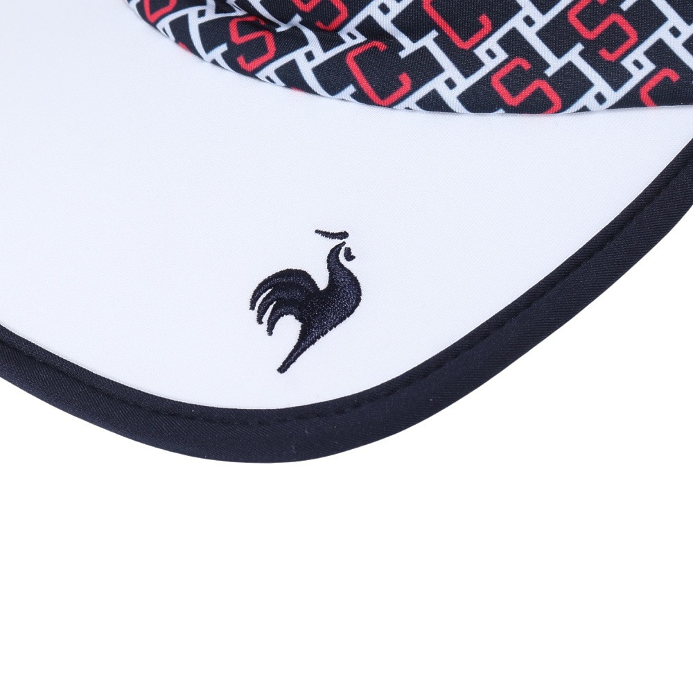 ルコックスポルティフ（lecoqsportif）（レディース）テニス サンバイザー リバーシブル サンバイザー QTCXJC23 NV