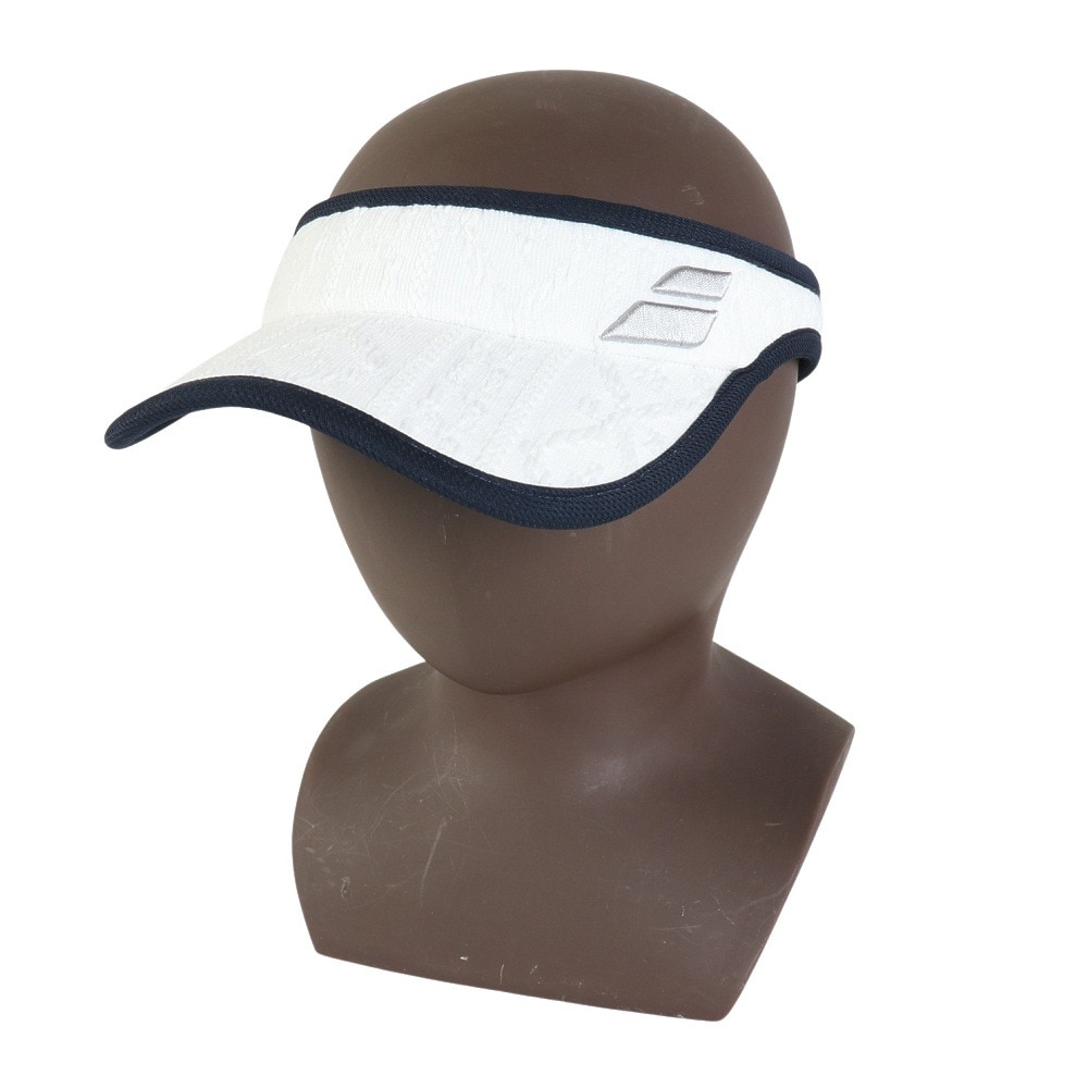 バボラ（BABOLAT）（レディース）テニス サンバイザー PURE バイザー BWC4775-WH00