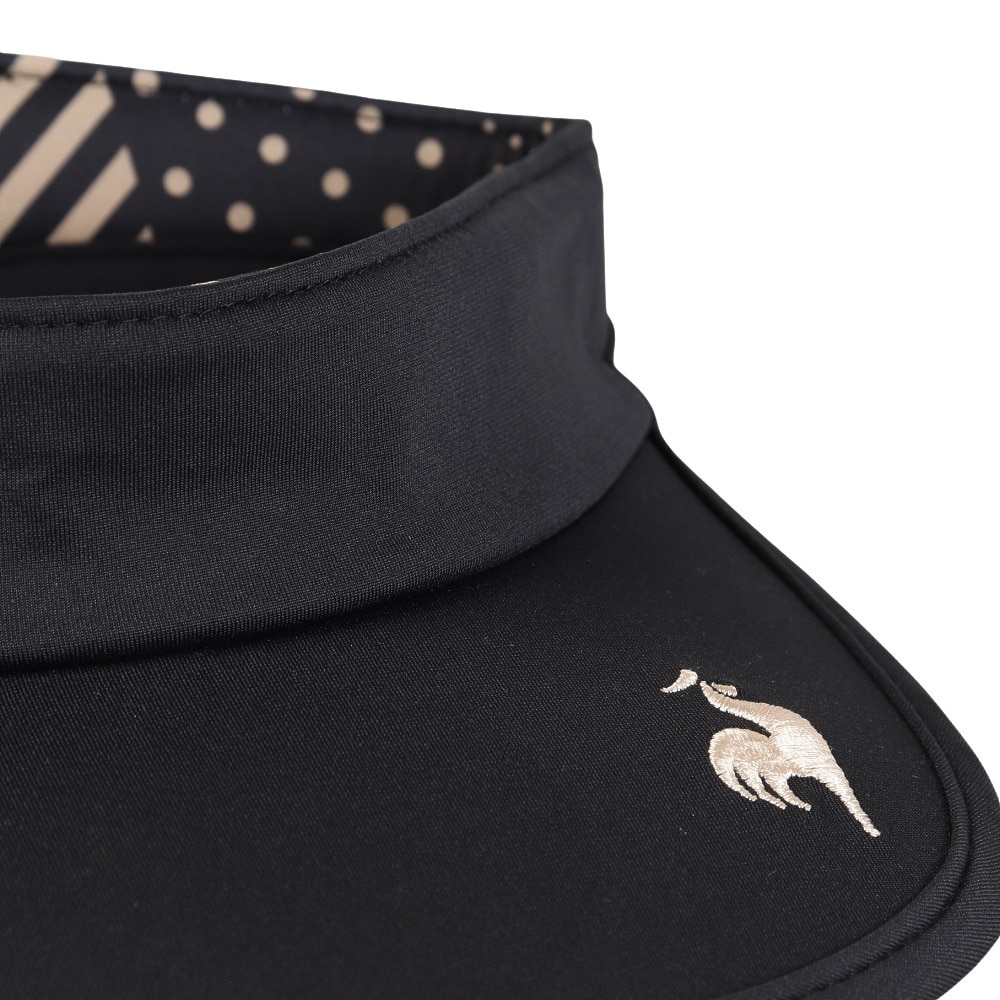 ルコックスポルティフ（lecoqsportif）（レディース）テニス サンバイザー リバーシブルサンバイザー QTCYJC50 BG