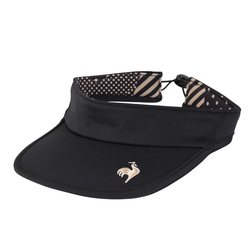 ルコックスポルティフ（lecoqsportif）（レディース）テニス サンバイザー リバーシブルサンバイザー QTCYJC50 BG