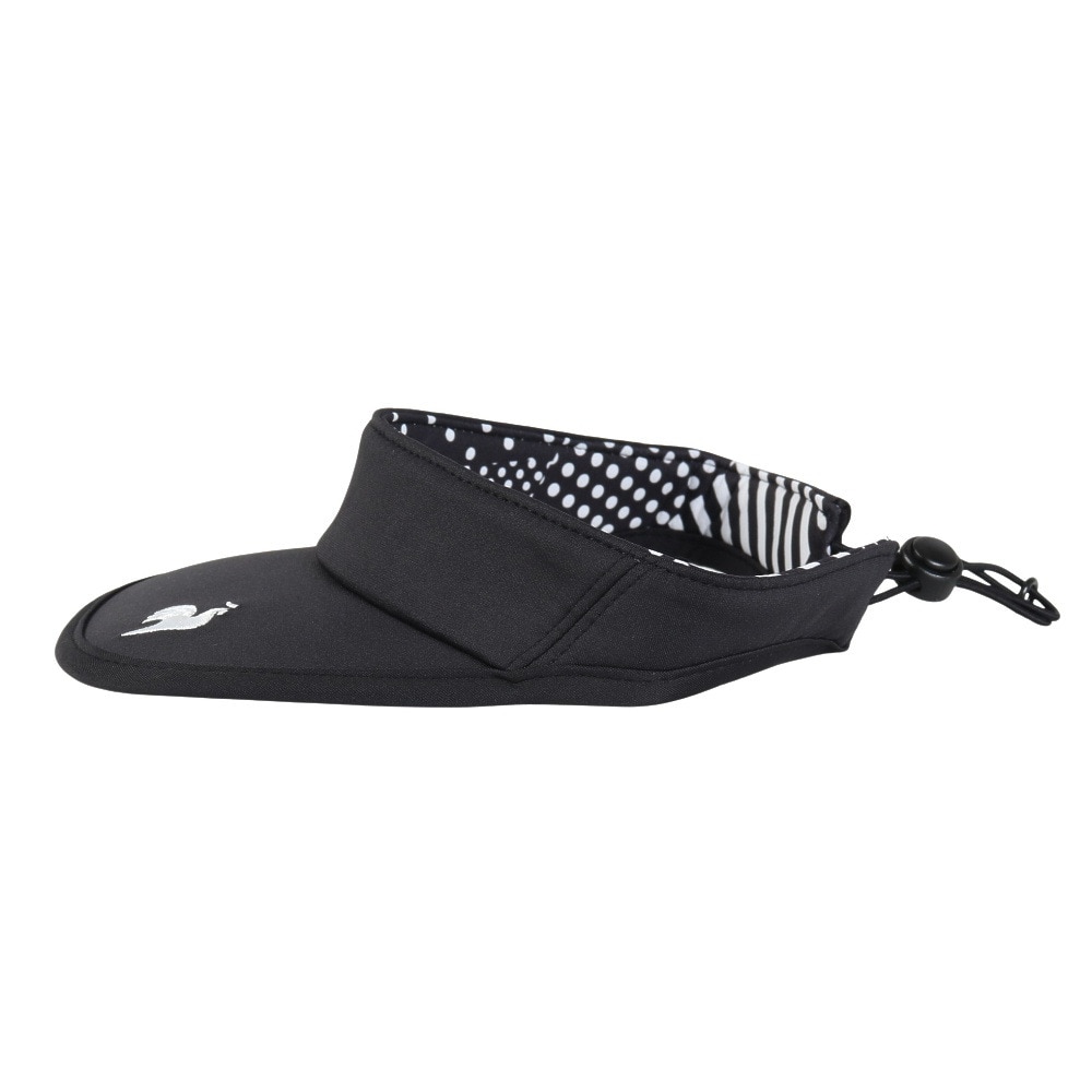 ルコックスポルティフ（lecoqsportif）（レディース）テニス サンバイザー リバーシブルサンバイザー QTCYJC50 BK