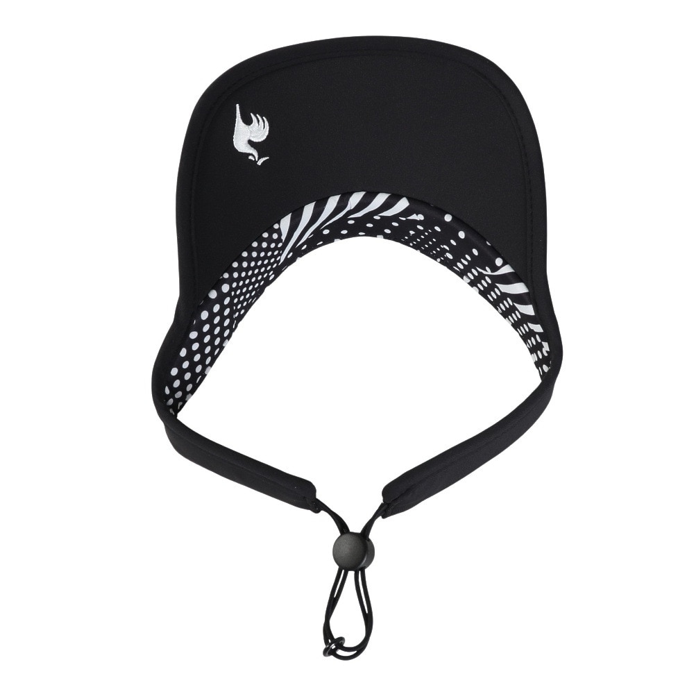 ルコックスポルティフ（lecoqsportif）（レディース）テニス サンバイザー リバーシブルサンバイザー QTCYJC50 BK
